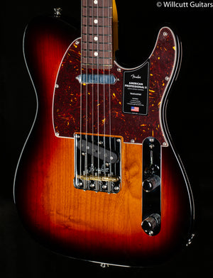 Fender American Professional II Telecaster 3-Color Sunburst Rosewood Fingerboard (737)