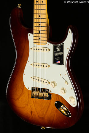 Fender 75th Anniversary Commemorative Stratocaster Maple Fingerboard 2-Color Bourbon Burst