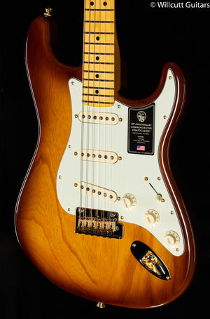 Fender 75th Anniversary Commemorative Stratocaster Maple Fingerboard 2-Color Bourbon Burst