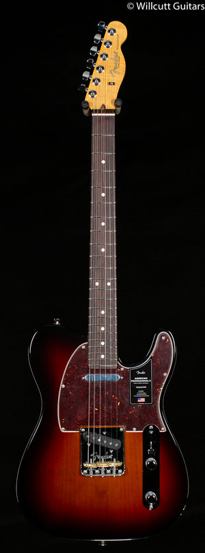 Fender American Professional II Telecaster 3-Color Sunburst Rosewood Fingerboard (630)