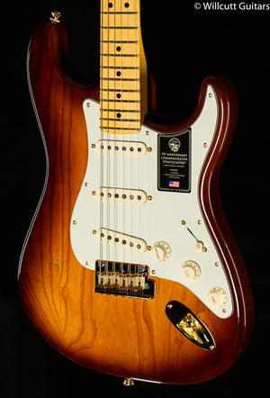 Fender 75th Anniversary Commemorative Stratocaster Maple Fingerboard 2-Color Bourbon Burst