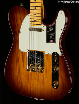 Fender 75th Anniversary Commemorative Telecaster Maple Fingerboard 2-Color Bourbon Burst