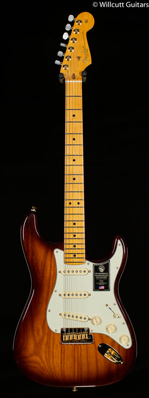 Fender 75th Anniversary Commemorative Stratocaster Maple Fingerboard 2-Color Bourbon Burst