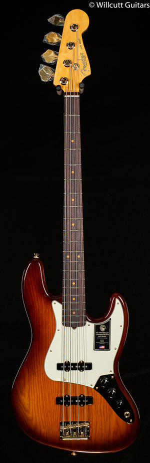 Fender 75th Anniversary Commemorative Jazz Bass Rosewood Fingerboard 2-Color Bourbon Burst Bass Guitar