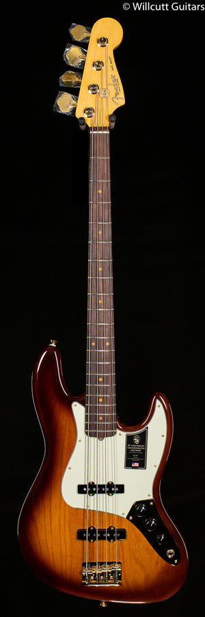 Fender 75th Anniversary Commemorative Jazz Bass Rosewood Fingerboard 2-Color Bourbon Burst Bass Guitar (312)