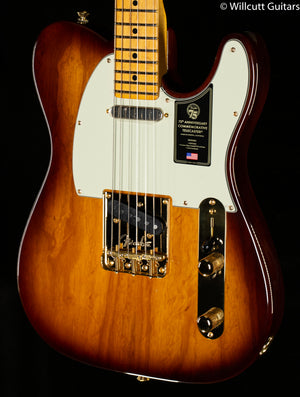 Fender 75th Anniversary Commemorative Telecaster Maple Fingerboard 2-Color Bourbon Burst
