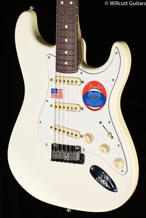 Fender Artist Series Jeff Beck Stratocaster Olympic White Rosewood