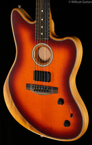 Fender American Acoustasonic Jazzmaster Tobacco Sunburst Ebony Fingerboard