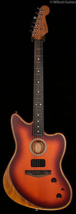 Fender American Acoustasonic Jazzmaster Tobacco Sunburst Ebony Fingerboard