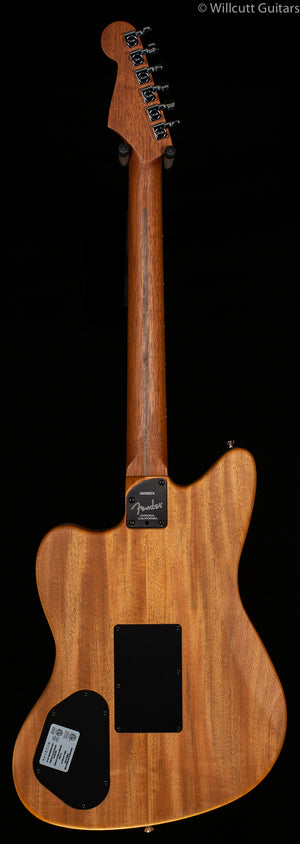 Fender American Acoustasonic Jazzmaster Tungsten Ebony Fingerboard