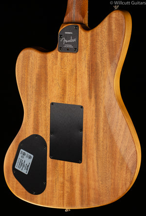 Fender American Acoustasonic Jazzmaster Tungsten Ebony Fingerboard