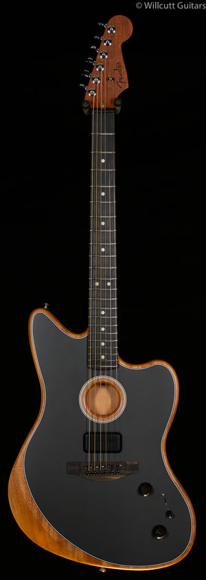 Fender American Acoustasonic Jazzmaster Tungsten Ebony Fingerboard