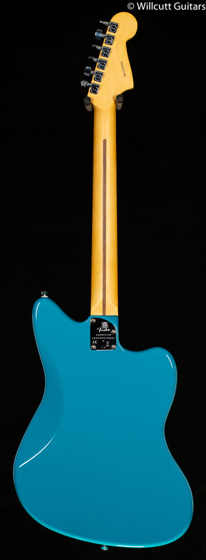 Fender American Professional II Jazzmaster Miami Blue Maple Fingerboard Left-Hand (341)