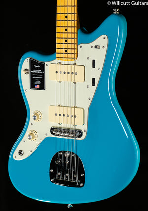 Fender American Professional II Jazzmaster Miami Blue Maple Fingerboard Left-Hand (341)