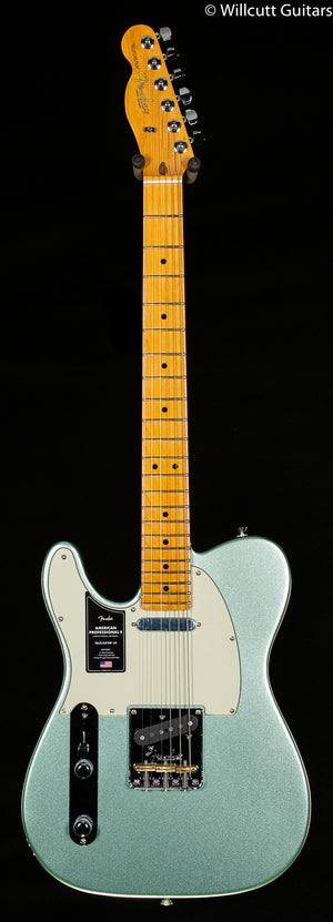 Fender American Professional II Telecaster Maple Fingerboard Mystic Surf Green Left-Hand (924)