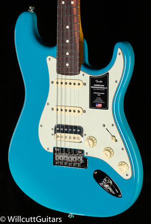 Fender American Professional II Stratocaster HSS, Rosewood Fingerboard, Miami Blue (609)