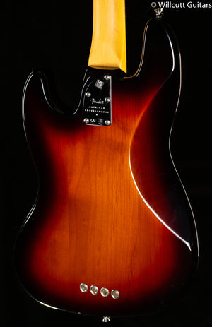 Fender American Professional II Jazz Bass, Rosewood Fingerboard, 3-Color Sunburst (891) Bass Guitar