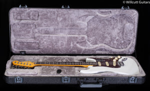 Fender American Ultra Stratocaster Arctic Pearl Rosewood Fingerboard (027)