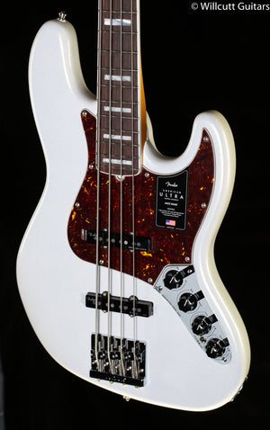 Fender American Ultra Jazz Bass Rosewood Fingerboard Arctic Pearl (538)