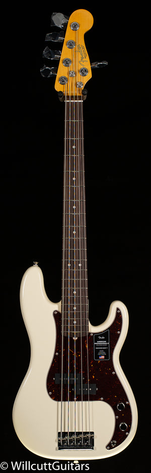 Fender American Professional II Precision Bass V Fingerboard Olympic White (048)
