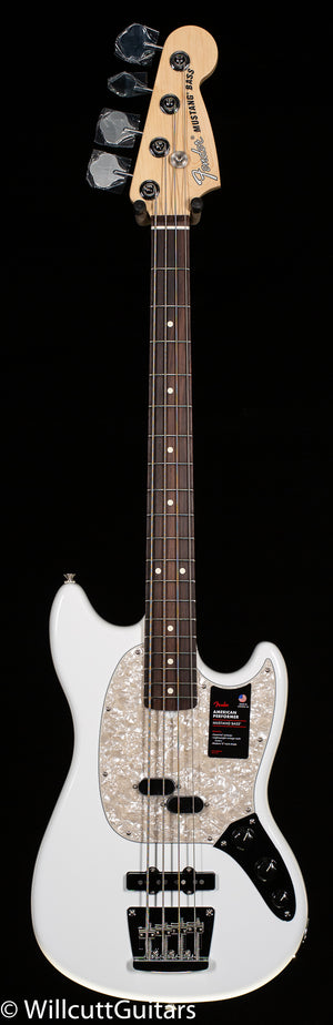 Fender American Performer Mustang Bass Rosewood Fingerboard Arctic White (231)