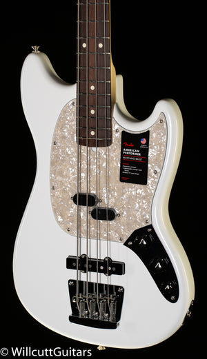 Fender American Performer Mustang Bass Rosewood Fingerboard Arctic White (231)