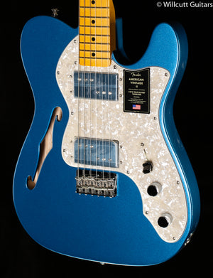 Fender American Vintage II 1972 Telecaster, Thinline Lake Placid Blue (828)