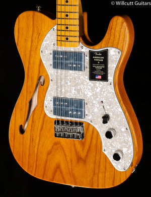 Fender American Vintage II 1972 Telecaster Thinline Aged Natural (710)