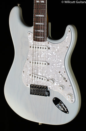 Fender Kenny Wayne Shepherd Stratocaster Transparent Faded Sonic Blue Rosewood Fingerboard DEMO