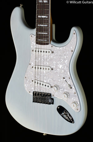 Fender Kenny Wayne Shepherd Stratocaster Transparent Faded Sonic Blue Rosewood Fingerboard DEMO