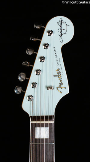 Fender Kenny Wayne Shepherd Stratocaster Transparent Faded Sonic Blue Rosewood Fingerboard DEMO