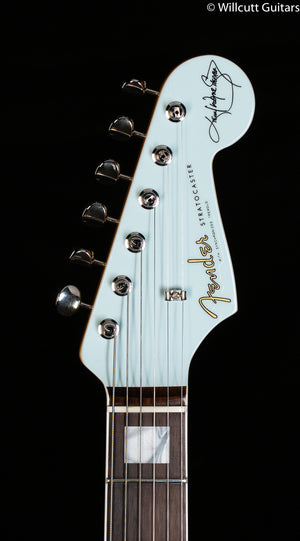 Fender Kenny Wayne Shepherd Stratocaster Transparent Faded Sonic Blue Rosewood Fingerboard DEMO