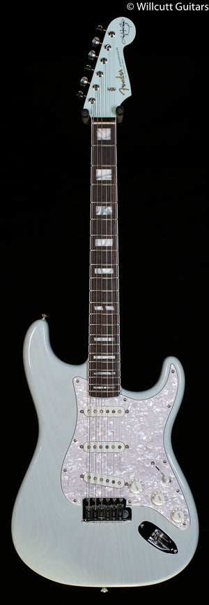 Fender Kenny Wayne Shepherd Stratocaster Transparent Faded Sonic Blue Rosewood Fingerboard DEMO