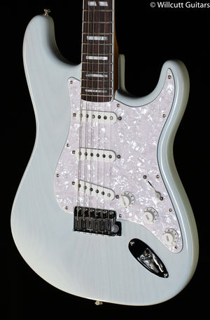 Fender Kenny Wayne Shepherd Stratocaster Transparent Faded Sonic Blue Rosewood Fingerboard DEMO