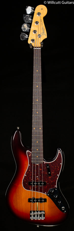 Fender American Original '60s Jazz Bass 3-Tone Sunburst Bass Guitar (657)