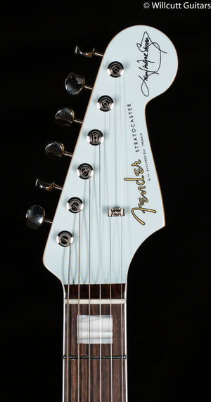 Fender Kenny Wayne Shepherd Stratocaster Transparent Faded Sonic Blue Rosewood Fingerboard (942)