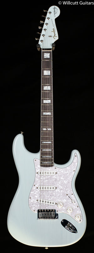 Fender Kenny Wayne Shepherd Stratocaster Transparent Faded Sonic Blue Rosewood Fingerboard (371)