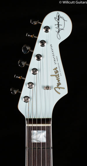 Fender Kenny Wayne Shepherd Stratocaster Transparent Faded Sonic Blue Rosewood Fingerboard (371)