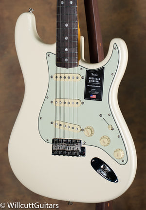 DEMO Fender American Original '60s Stratocaster Rosewood Fingerboard Olympic White (398)