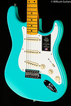 Fender American Vintage II 1957 Stratocaster Maple Fingerboard Sea Foam Green (744)