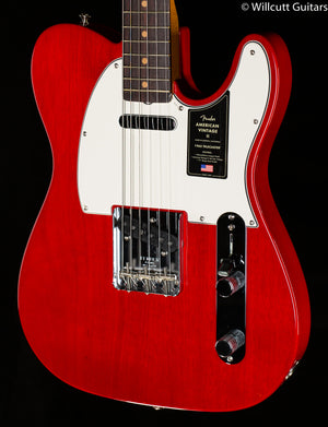Fender American Vintage II 1963 Telecaster Crimson Red Transparent (675)