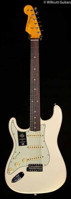 Fender American Vintage II 1961 Stratocaster Rosewood Fingerboard Olympic White Left-Hand (698)