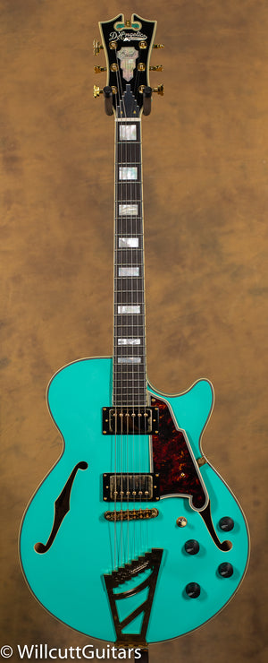 D'Angelico Excel SS Semi-Hollow Stairstep Tailpiece Surf Green