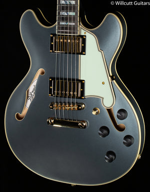 D'Angelico DELUXE MINI DC LE MATTE CHARCOAL