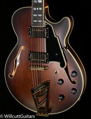 D'Angelico Deluxe SS Satin Brown Burst Limba HH (435)
