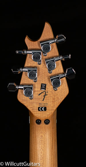 EVH Wolfgang Special QM Chlorine Burst Baked Maple Fingerboard