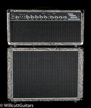 Amplified Nation Steel String Singer 50W Head Silver Snakeskin/Black Grille