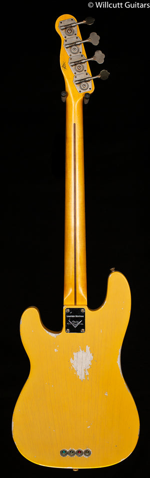 Fender Limited Edition 1951 Precision Bass Aged Nocaster Blonde Bass Guitar (487)