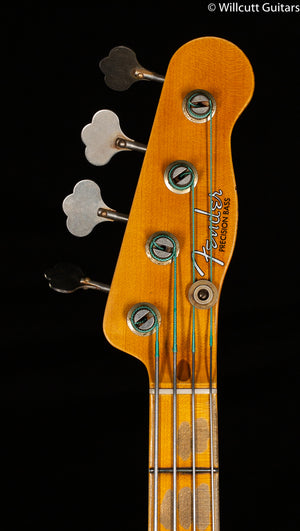 Fender Limited Edition 1951 Precision Bass Aged Nocaster Blonde Bass Guitar (487)
