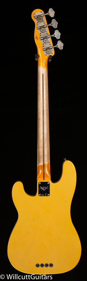 Fender Custom Shop 1953 Precision Bass Journeyman Relic, 1-Piece Quartersawn Maple Neck, Aged Nocaster Blonde (764)